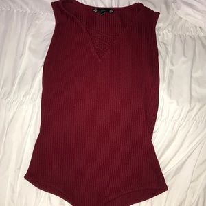 Iris Red Bodysuit